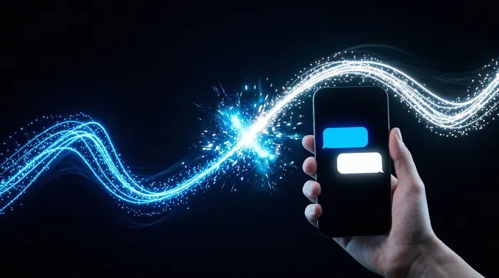 A person using a laptop in a dark room, with an icon representing a hacker and a padlock displayed on the screen, illustrating a cybersecurity threat.